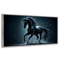 Cuadros Decorativos Canvas Revolution | Elegancia Nocturna | Panoramico | Portada | Marco Blanco