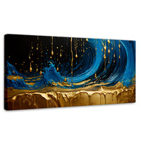 Cuadros Decorativos Canvas Revolution | Elegancia Zafiro | Panoramico | Portada | Marco SinMarco