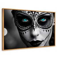 Cuadros Decorativos Canvas Revolution | Encanto Y Azul | Rectangular | Portada | Marco Madera