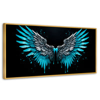 Cuadros Decorativos Canvas Revolution | Esencia De Angeles | Panoramico | Portada | Marco Madera