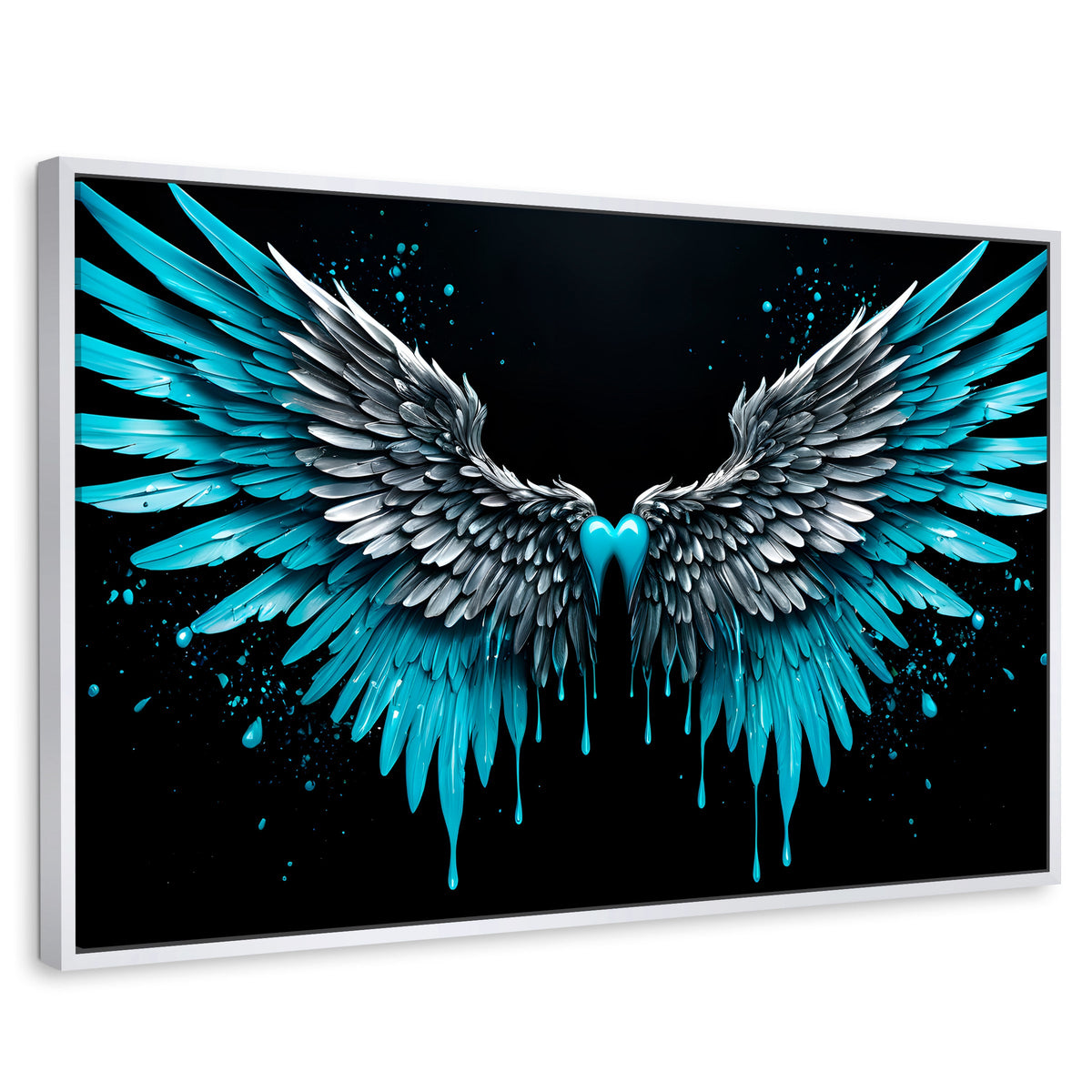 Cuadros Decorativos Canvas Revolution | Esencia De Angeles | Rectangular | Portada | Marco Blanco