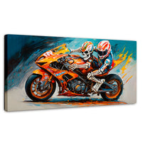 Cuadros Decorativos Canvas Revolution | Esqueletos Pista | Panoramico | Portada