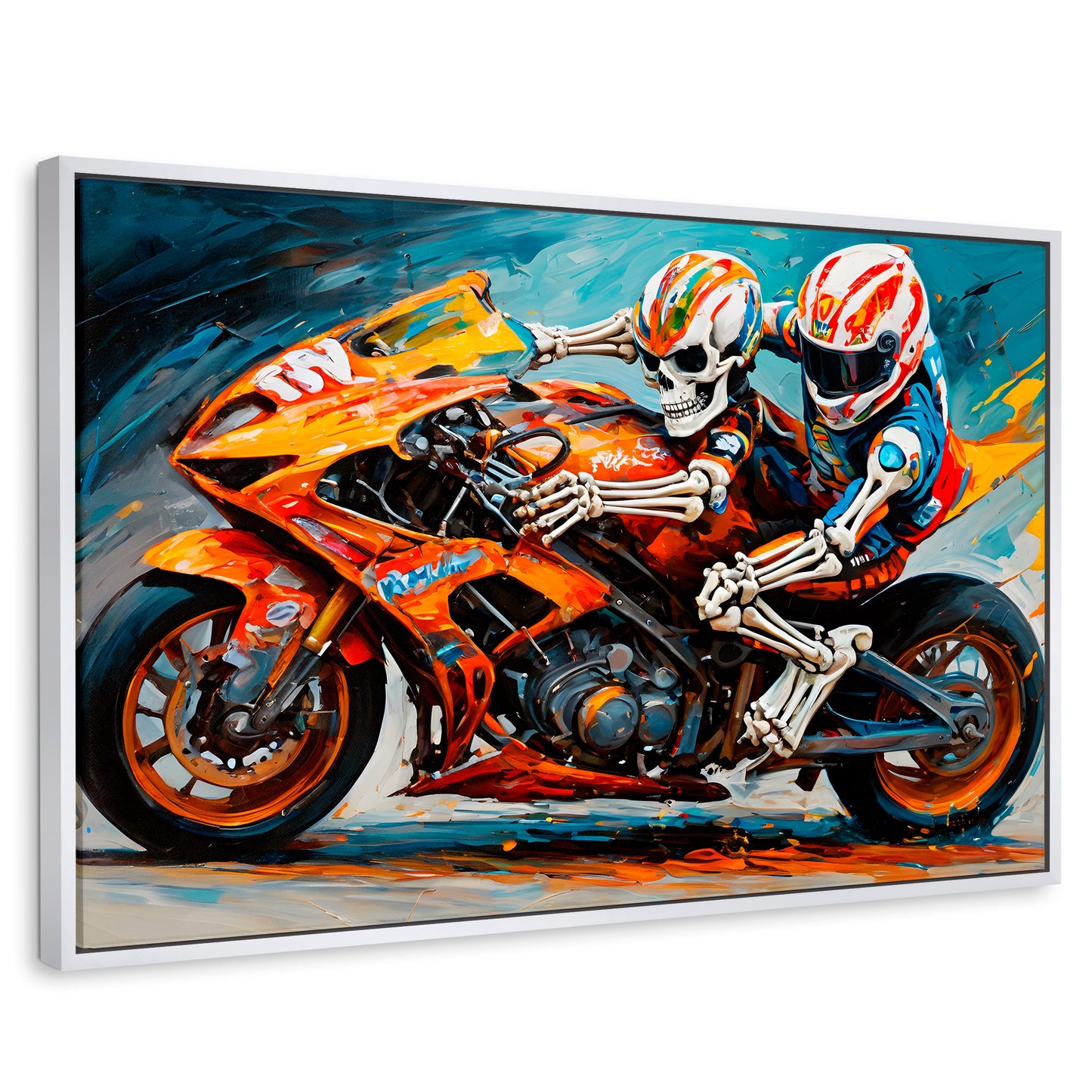 Cuadros Decorativos Canvas Revolution | Esqueletos Pista | Rectangular | Portada