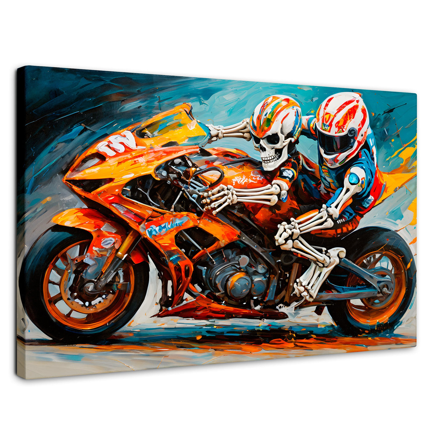 Cuadros Decorativos Canvas Revolution | Esqueletos Pista | Rectangular | Portada