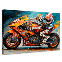 Cuadros Decorativos Canvas Revolution | Esqueletos Pista | Rectangular | Portada