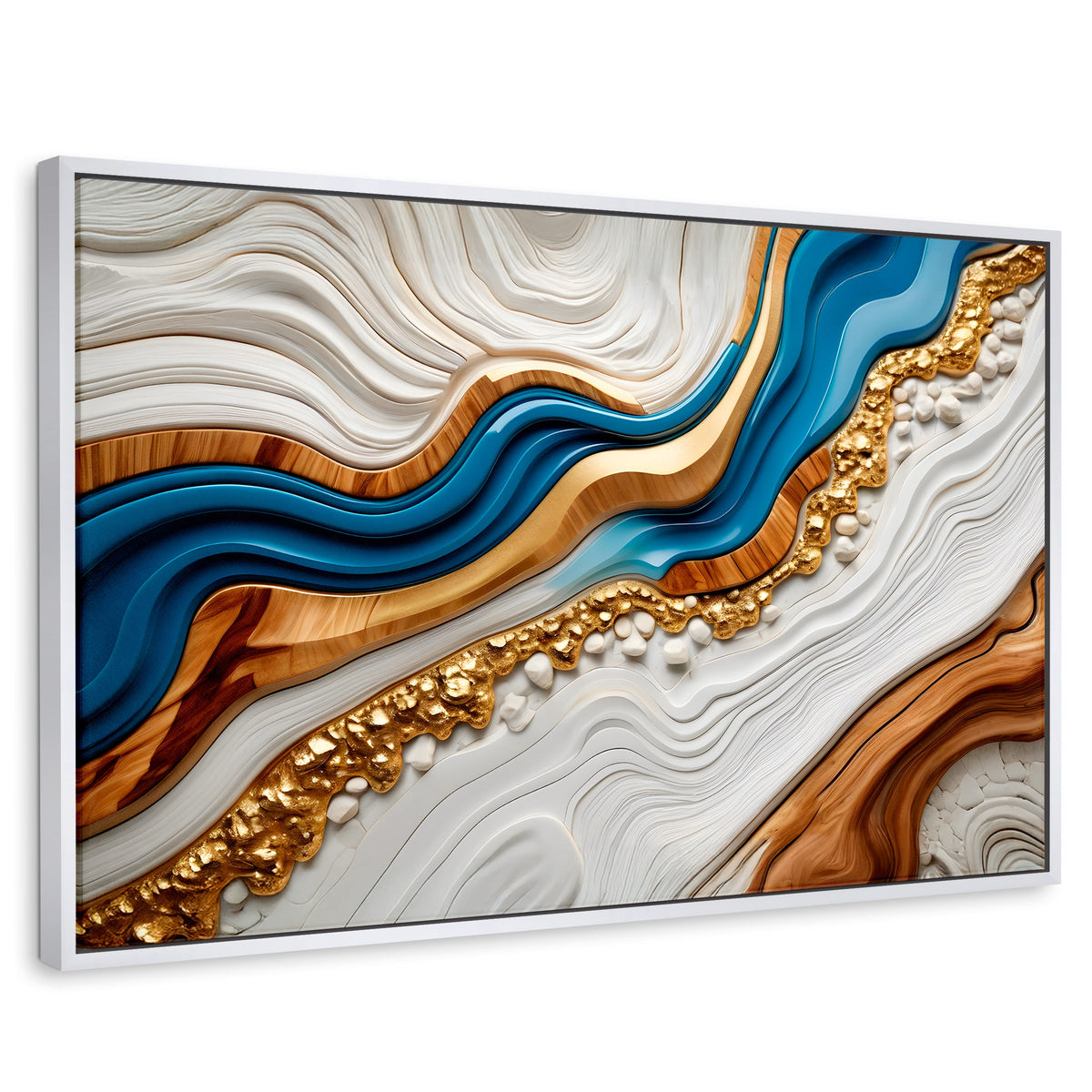 Cuadros Decorativos Canvas Revolution | Estratos Dorados | Rectangular | Portada