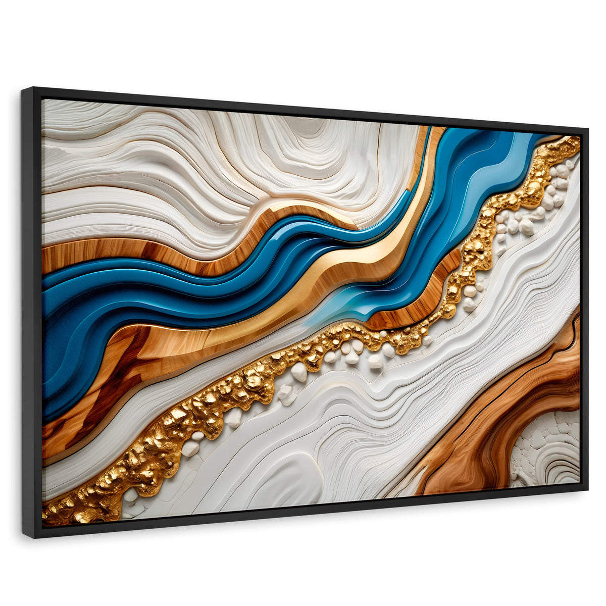 Cuadros Decorativos Canvas Revolution | Estratos Dorados | Rectangular | Portada