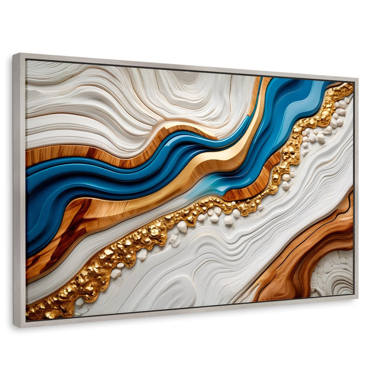 Cuadros Decorativos Canvas Revolution | Estratos Dorados | Rectangular | Portada