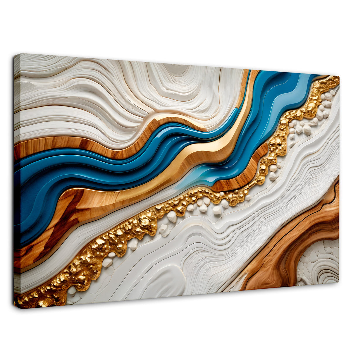 Cuadros Decorativos Canvas Revolution | Estratos Dorados | Rectangular | Portada