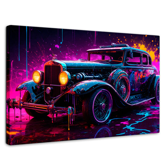 Cuadros Decorativos Canvas Revolution | Explosion Retro | Rectangular | Portada | Marco SinMarco