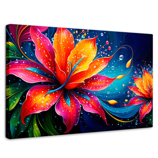 Cuadros Decorativos Canvas Revolution | Flor Aurea Viva | Rectangular | Portada