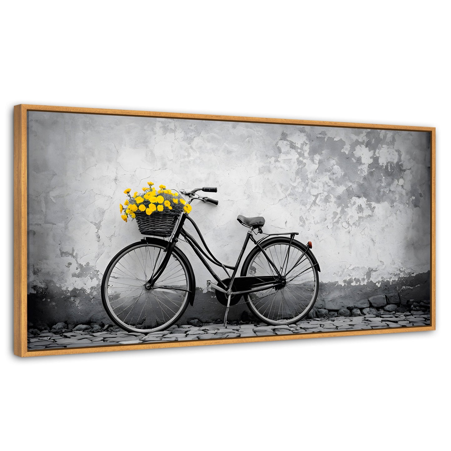 Cuadros Decorativos Canvas Revolution | Florece El Camino | Panoramico | Portada | Marco Negro