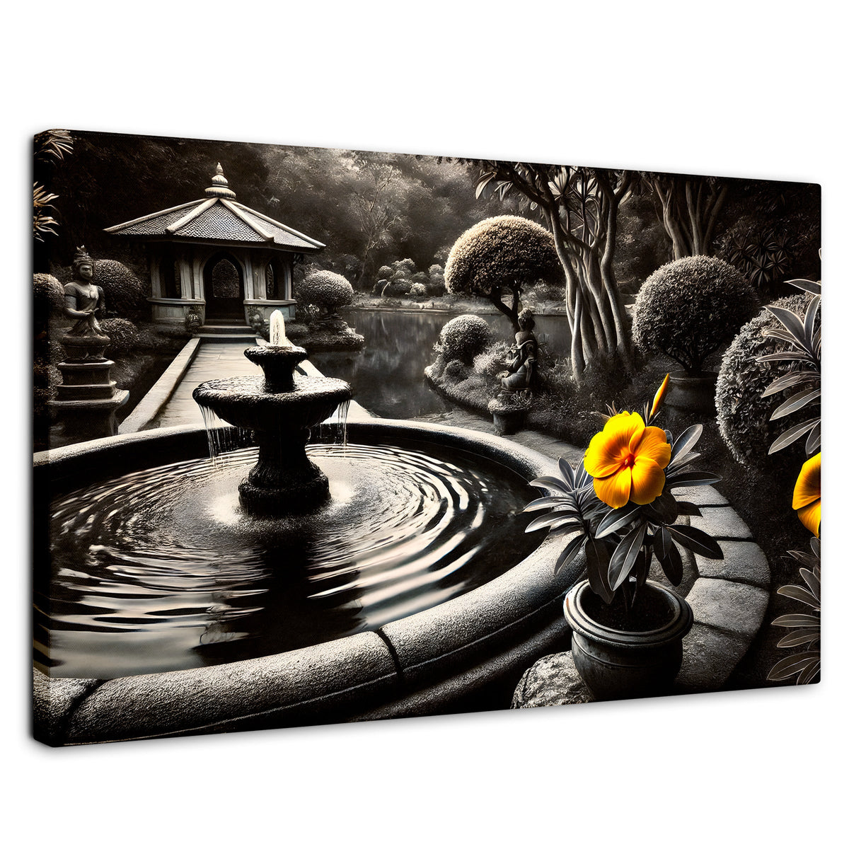 Cuadros Decorativos Canvas Revolution | Florecer Y Fluir | Rectangular | Portada | Marco SinMarco