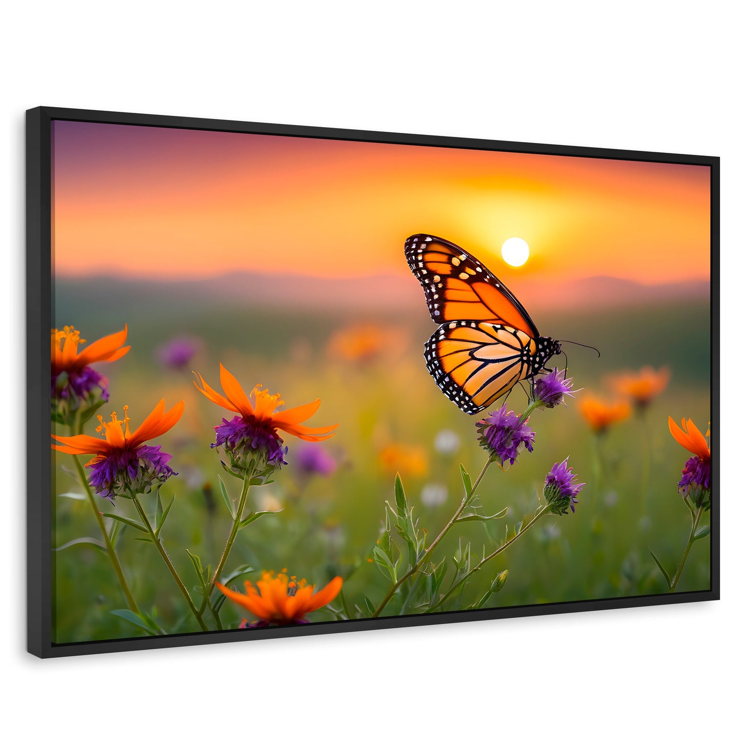 Cuadros Decorativos Canvas Revolution | Flores Del Alba | Rectangular | Portada | Marco Negro