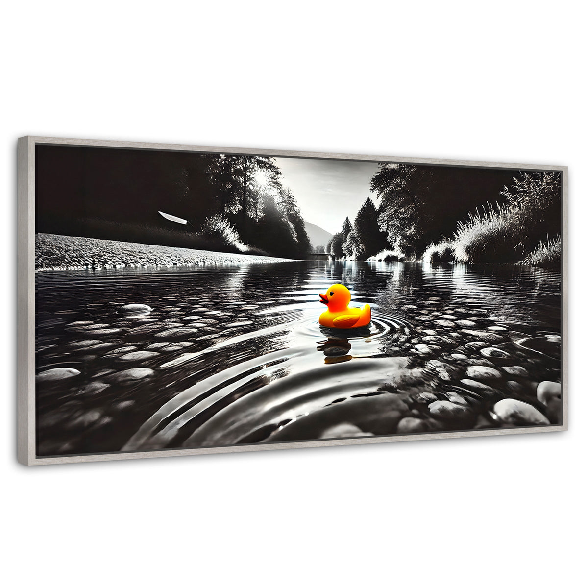 Cuadros Decorativos Canvas Revolution | Flotando Solo | Panoramico | Portada | Marco Blanco