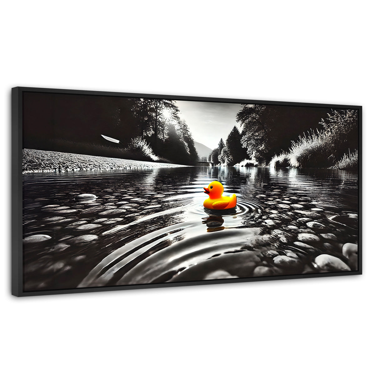 Cuadros Decorativos Canvas Revolution | Flotando Solo | Panoramico | Portada | Marco Plateado