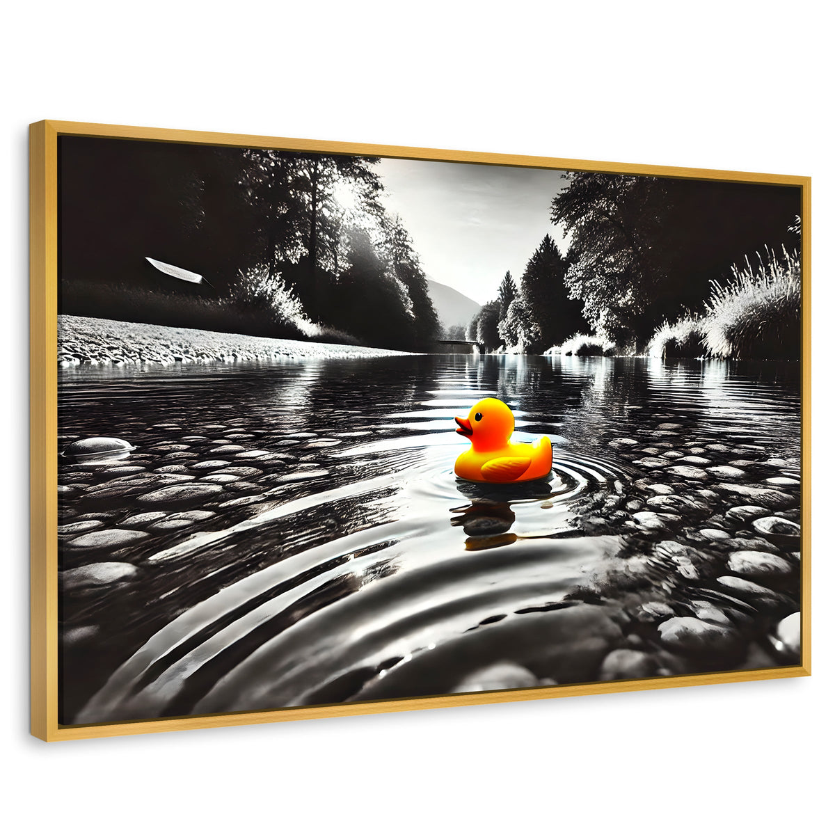 Cuadros Decorativos Canvas Revolution | Flotando Solo | Rectangular | Portada | Marco Dorado