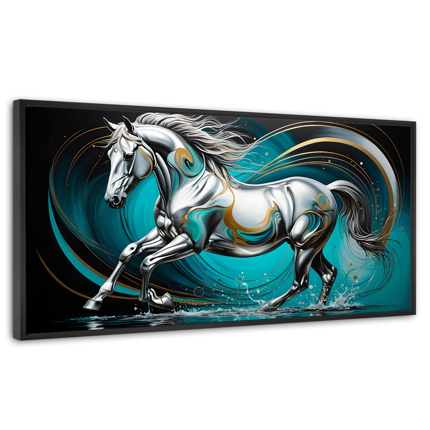 Cuadros Decorativos Canvas Revolution | Fuerza Caballo | Panoramico | Portada