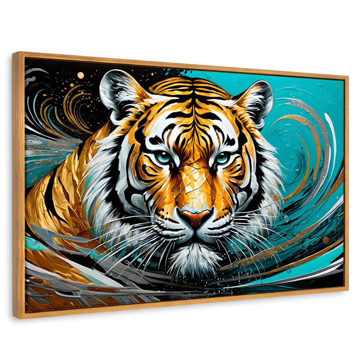 Cuadros Decorativos Canvas Revolution | Fuerza Del Tigre | Rectangular | Portada