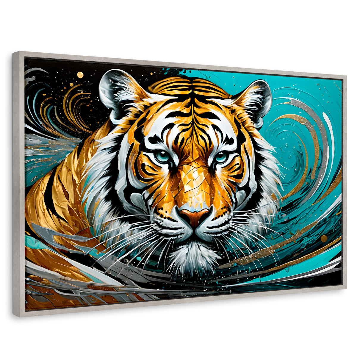 Cuadros Decorativos Canvas Revolution | Fuerza Del Tigre | Rectangular | Portada
