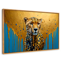 Cuadros Decorativos Canvas Revolution | Fuerza Felina Oro | Rectangular | Portada