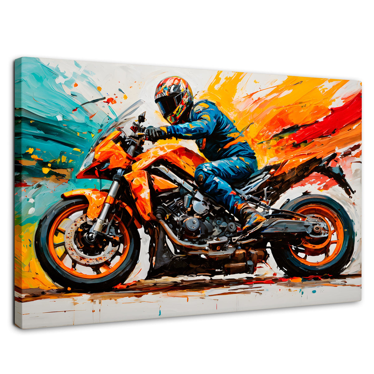 Cuadros Decorativos Canvas Revolution | Furia Motorizada | Rectangular | Portada | Marco SinMarco