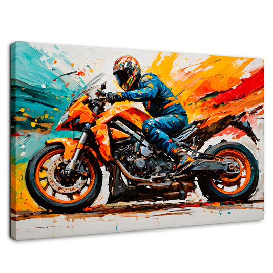Cuadros Decorativos Canvas Revolution | Furia Motorizada | Rectangular | Portada | Marco SinMarco