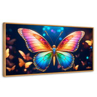 Cuadros Decorativos Canvas Revolution | Gemas En La Noche | Panoramico | Portada | Marco Negro
