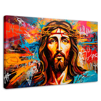 Cuadros Decorativos Canvas Revolution | Grafiti Sagrado | Rectangular | Portada | Marco SinMarco