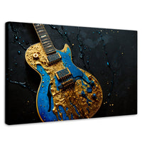 Cuadros Decorativos Canvas Revolution | Guitarra Celestial | Rectangular | Portada | Marco SinMarco