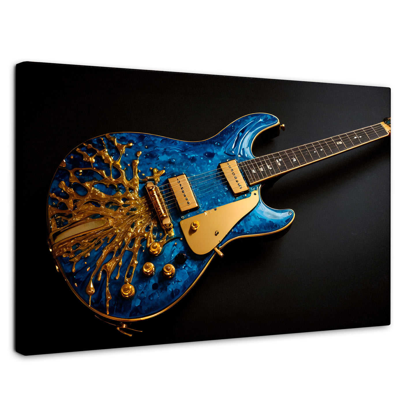 Cuadros Decorativos Canvas Revolution | Guitarra Estelar | Rectangular | Portada | Marco SinMarco