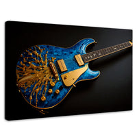 Cuadros Decorativos Canvas Revolution | Guitarra Estelar | Rectangular | Portada | Marco SinMarco