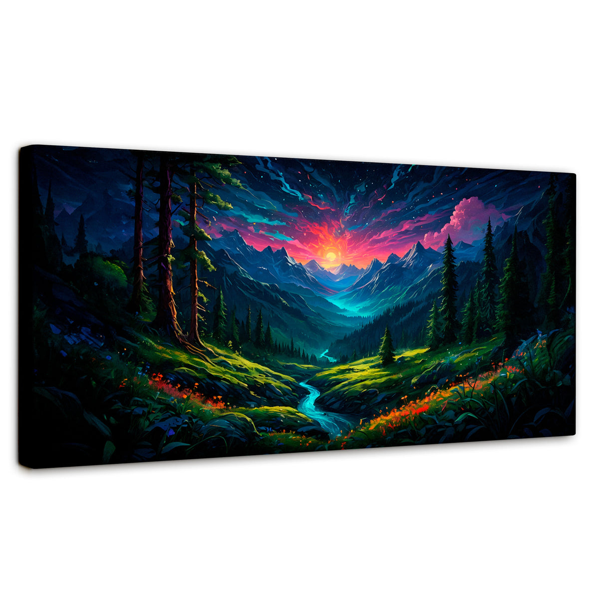 Cuadros Decorativos Canvas Revolution | Hermoso Atardecer | Panoramico | Portada
