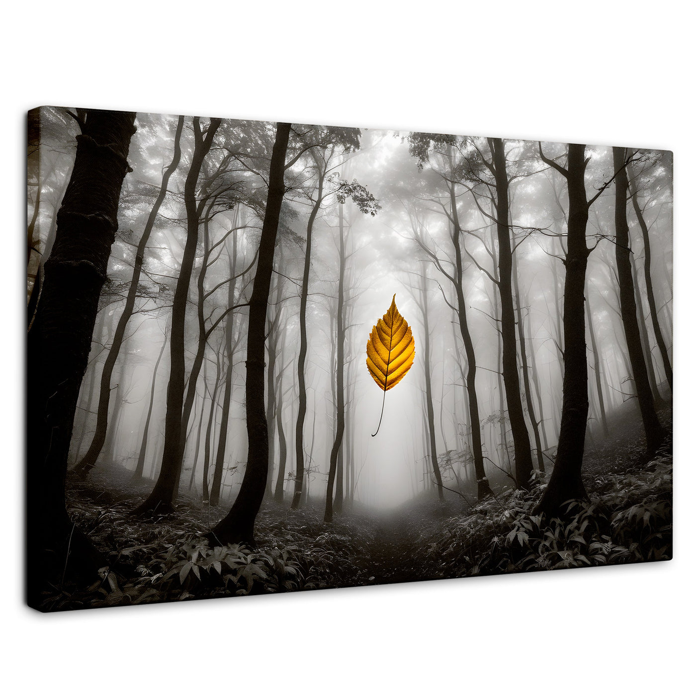 Cuadros Decorativos Canvas Revolution | Hoja En Silencio | Rectangular | Portada | Marco SinMarco