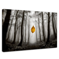 Cuadros Decorativos Canvas Revolution | Hoja En Silencio | Rectangular | Portada | Marco SinMarco