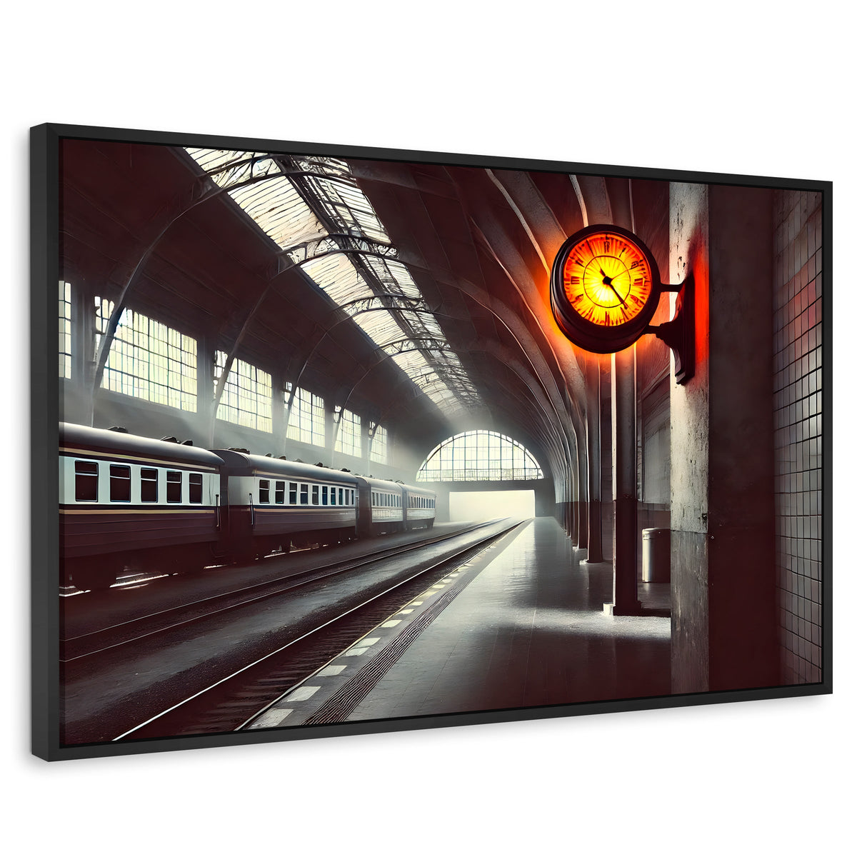Cuadros Decorativos Canvas Revolution | Horas En Transito | Rectangular | Portada | Marco Negro