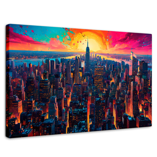 Cuadros Decorativos Canvas Revolution | Horizonte Vibrante | Rectangular | Portada | Marco SinMarco