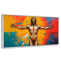 Cuadros Decorativos Canvas Revolution | Jesus Meditando | Panoramico | Portada