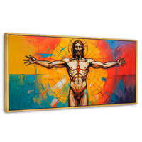Cuadros Decorativos Canvas Revolution | Jesus Meditando | Panoramico | Portada
