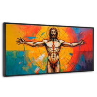 Cuadros Decorativos Canvas Revolution | Jesus Meditando | Panoramico | Portada