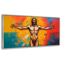 Cuadros Decorativos Canvas Revolution | Jesus Meditando | Panoramico | Portada