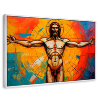Cuadros Decorativos Canvas Revolution | Jesus Meditando | Rectangular | Portada