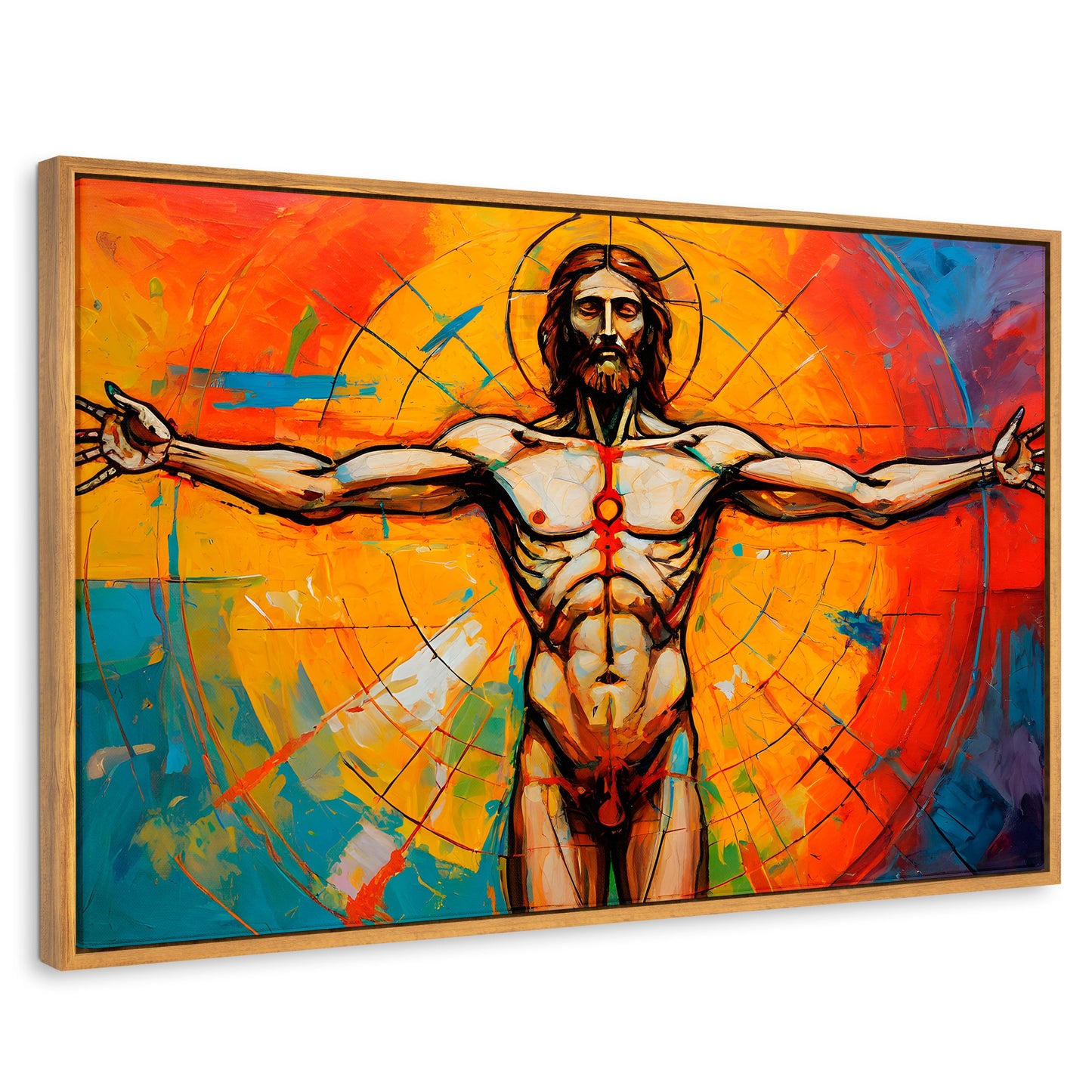 Cuadros Decorativos Canvas Revolution | Jesus Meditando | Rectangular | Portada