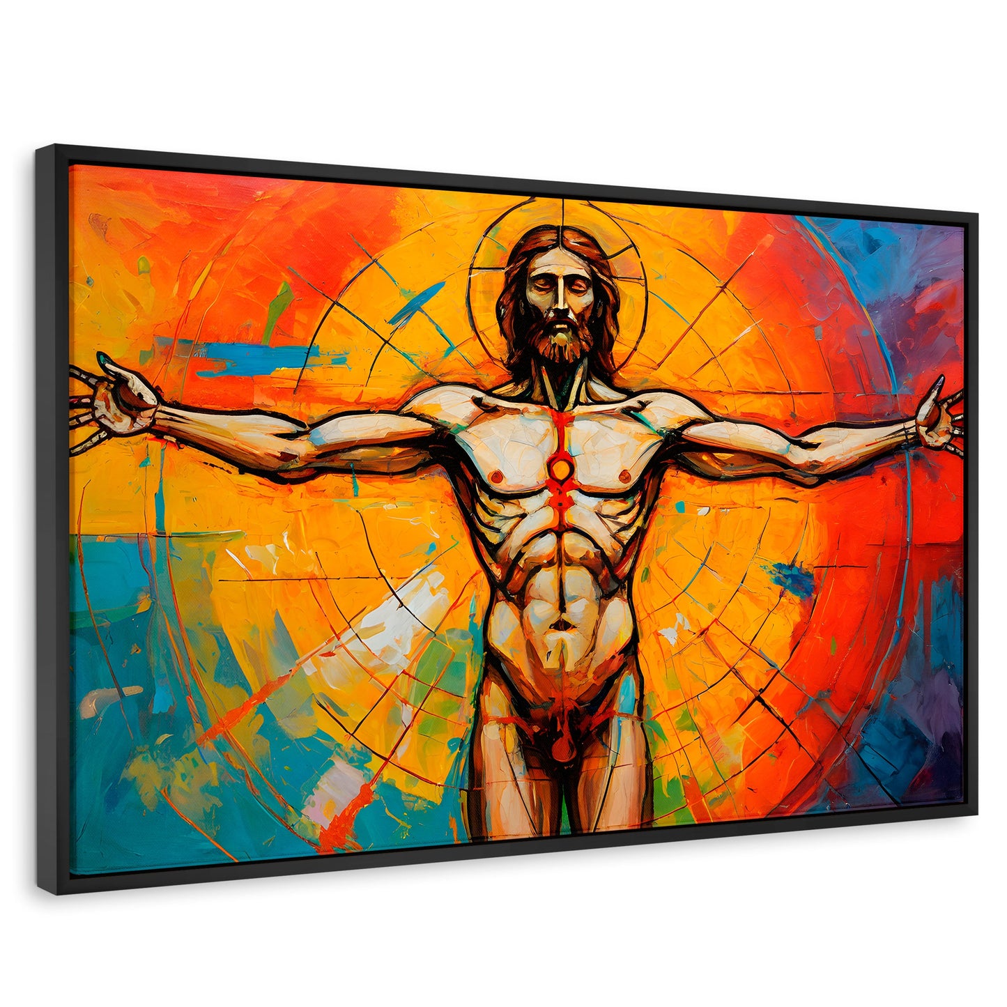 Cuadros Decorativos Canvas Revolution | Jesus Meditando | Rectangular | Portada