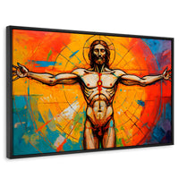 Cuadros Decorativos Canvas Revolution | Jesus Meditando | Rectangular | Portada