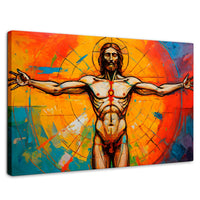 Cuadros Decorativos Canvas Revolution | Jesus Meditando | Rectangular | Portada