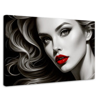 Cuadros Decorativos Canvas Revolution | Labios De Pasion | Rectangular | Portada | Marco SinMarco
