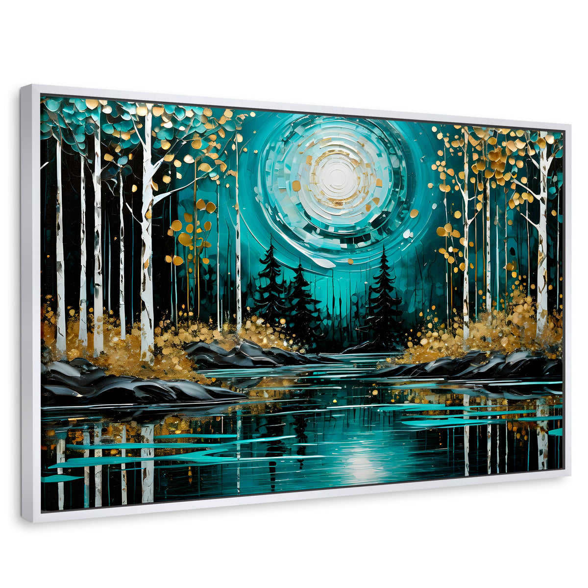 Cuadros Decorativos Canvas Revolution | Lago En Calma Tarde | Rectangular | Portada
