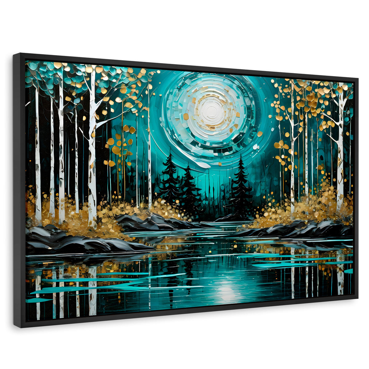Cuadros Decorativos Canvas Revolution | Lago En Calma Tarde | Rectangular | Portada