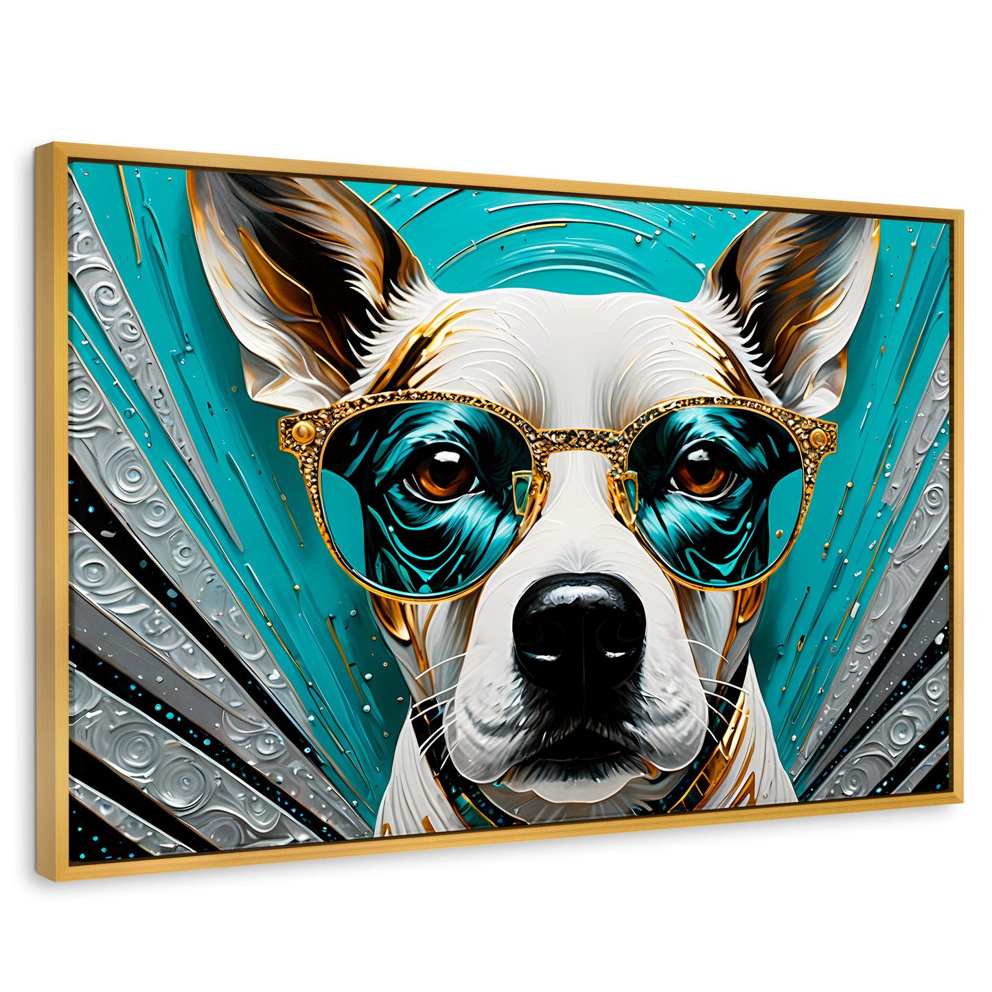 Cuadros Decorativos Canvas Revolution | Lentes Caninos | Rectangular | Portada